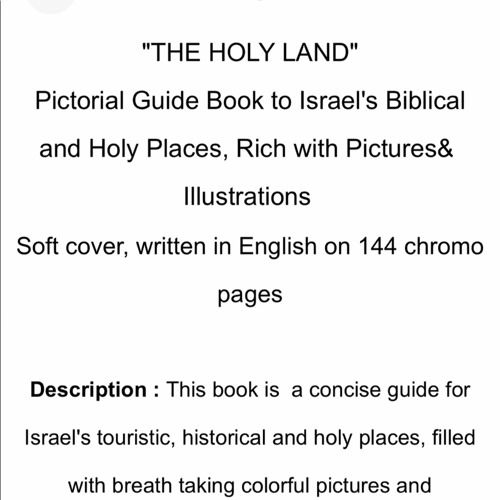 THE HOLY LAND MILLENNIUM 2000 softcover book